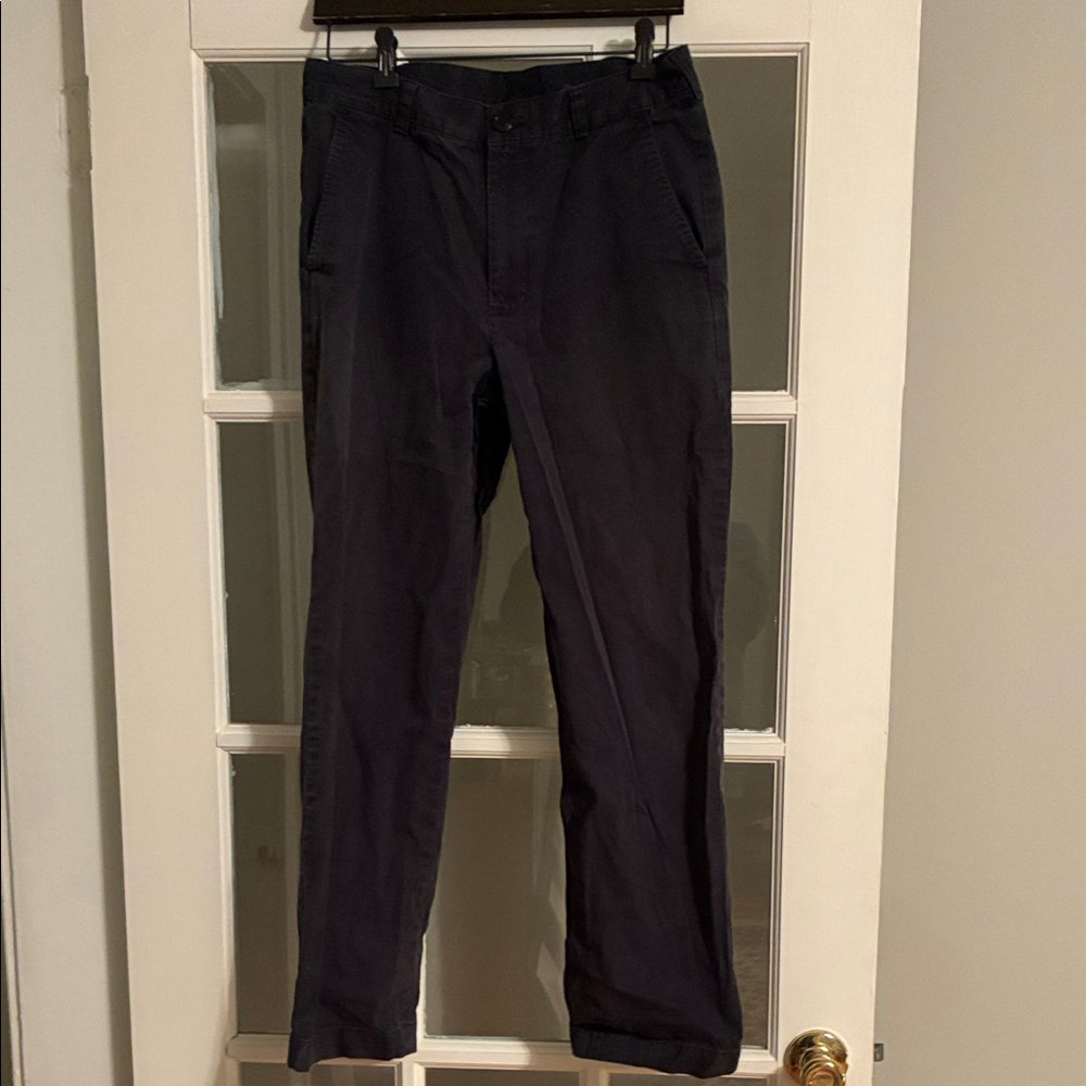 Brooks Brothers Navy Light Weight Chinos Pants 31Wx30L